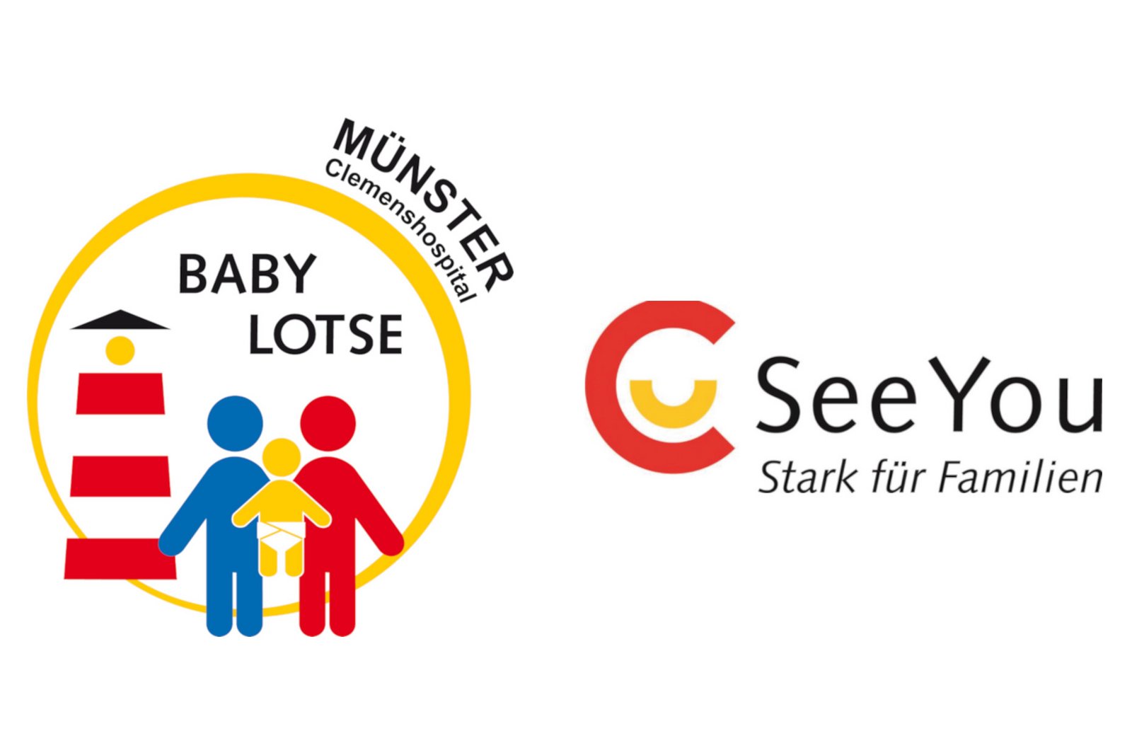 Das Bild zeigt die Logos der Babylotsen und des Vereins See You